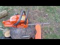 chainsaw husqvarna why does the chainsaw cut