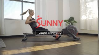 Air Fan Rowing Machine Ergometer SF-RW520050 | Sunny Health & Fitness