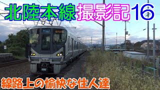 【鉄道】北陸本線 撮影記16 通過・発着集 ～線路住人達の日常～【列車】