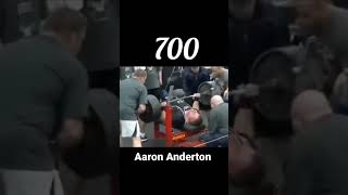 700 pound Bench Press by Aaron Anderton