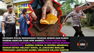 SETELAH POLISI MEMBUKA KERTAS KUNING DARI SEORANG PEMUDA YANG MENCURI DARI MINIMARKET, DIA LANGSUNG