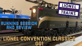 Lionel conventional classics gg1 set! Running session and a quick overview!