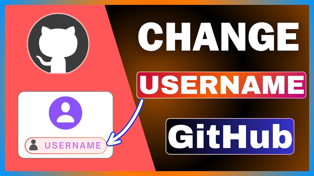 How To Change Github Username Change Username Of Github Account Youtube
