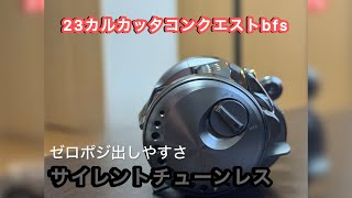 23カルカッタコンクエストbfs 【カスタム？】 サイレントチューン外してみた。