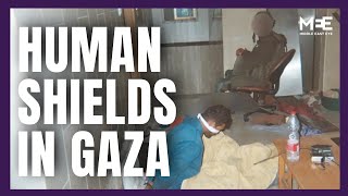 CNN reports on the use of Palestinian human shields by Israeli forces