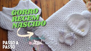 GORRO PARA BEBÊ EM CRÔCHE - passo a passo