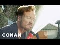 Conan O'Brien TBS Promo: Conan Washes His Desk! | CONAN on TBS