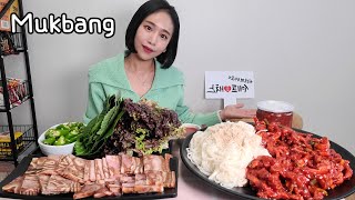 술없이도 맛있다!홍어무침 먹방 셰프애찬의 홍어야채무침 편육 먹방 Korean Food fermented steak Mukbang eating show