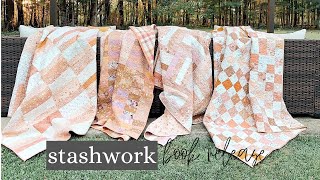 StashWork - A look at my new book and the quilts you can make from it