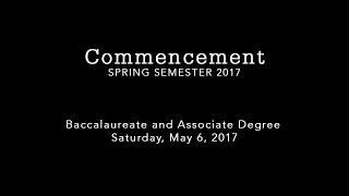 IST Spring 2017 Commencement