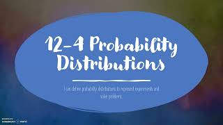 12.4A Probability Distributions