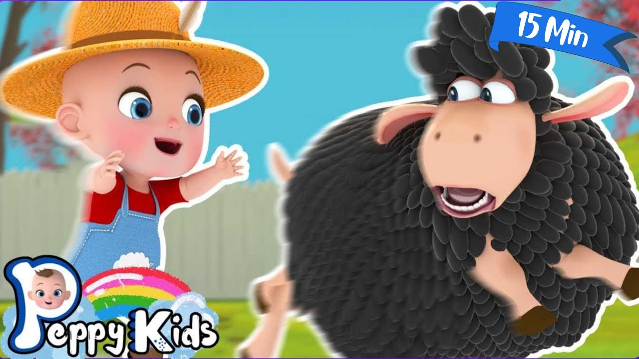 Baa Baa Black Sheep | Sheep Song For Kids & More Nursery Rhymes - YouTube