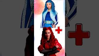 DESCENDANTS Chloe Charming + Red=? #shorts#mixing#ai #descendants