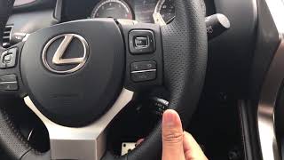 How To Set The Radar Cruise Control In A 2017 Lexus NX