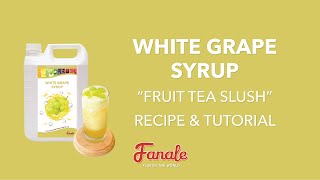 White Grape Syrup Recipe \u0026 Tutorial - Fanale Drinks