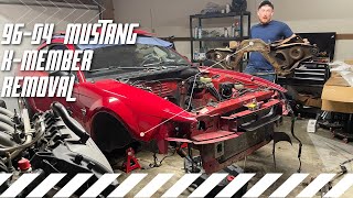 96-04 Mustang K Member Removal