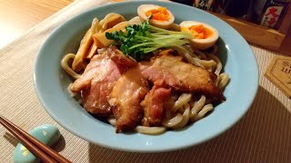 セブンイレブン　金のつけ麺　色々乗せてみた