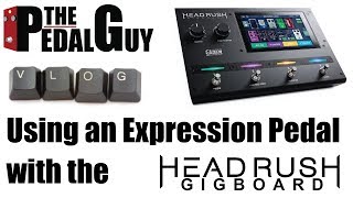 ThePedalGuy VLOG Using an Expression Pedal with the HeadRush Gigboard