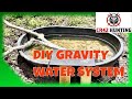 Deer water system and gravity feeder upgrades (have a better hunting season)