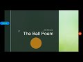 The Ball Poem by John Berryman