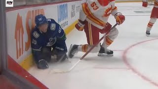 Ilya Mikheyev Injury Vs Calgary Flames Pre Season