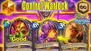 New Control Warlock Deck Burns opponent's Hopes And Dreams At Perils in Paradise | Hearthstone