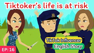 TikTok Influencer part 16 | English Story | Learn English | Animation | Learn English with Kevin