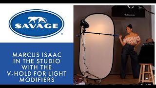 Demonstration and Studio Photoshoot Using Savage Universal's V-Hold for Light Modifiers