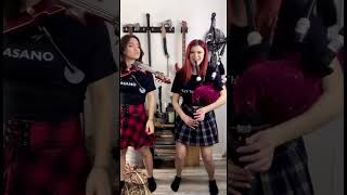 Freebird power duet on electric violin and bagpipes?? | MIA x ALLY @MiaAsano