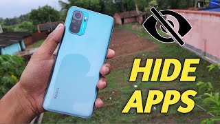 Redmi Note 10 me Apps Hide kaise kare! Hidden App #shorts