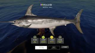 Two spots Swordfish \u0026 Trophy Atlantic Cod  Norwegian Sea Russian Fishing 4  #mjplay