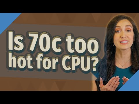 Is 70c too hot for CPU?