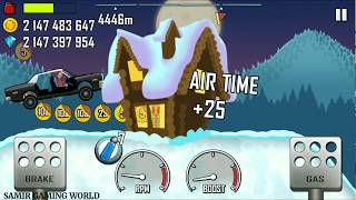 Police Car in North Pole | Hill Climb Racing