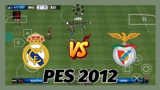 PES 2012 | لعبت ضد بنفيكا في دور المجموعات | UEFA champions league