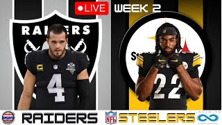Las Vegas Raiders vs Pittsburgh Steelers: Week 2: Live NFL Game