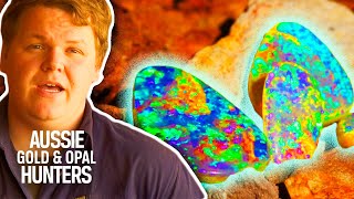The Young Guns Find Over $5000 Of Opal Despite Digger Break Down | Outback Opal Hunters