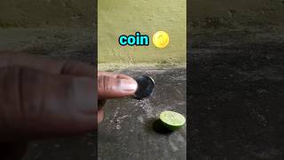 battery experiment with coin #shorts #shorts #short #youtubeshorts #shortvideo #coin #viral