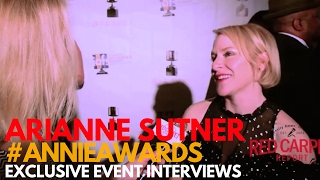 Arianne Sutner, EP, #KuboMovie interviewed at the 44th Annual Annie Awards #ANNIEAwards