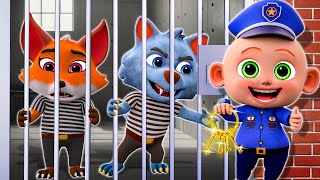 Five Little Thieves Song 🧛‍♂️ - Funny Song | More Funny Kids Songs \u0026 Nursery Rhymes