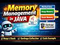 Java Memory Management Full Tutorial | Stack, Heap, Garbage Collector |