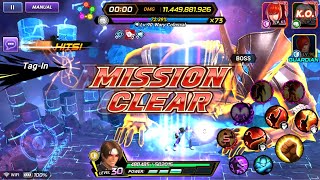 KOFAS - Guild Boss Challenge - Colossal  ~11.4B with A6 Ω Rugal / A7 Bs Leona/A3 Kusanagi #BDKNIGHTS