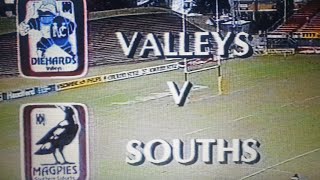 Valleys Diehards v Souths Magpies 1983 @ Lang Park