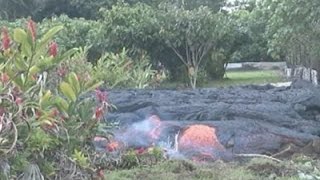 'Sluggish' Lava Continues Creep Towards Town