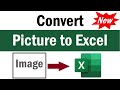 How to Convert Picture to Excel | How To Copy Data From Picture To Excel | Convert Picture To Excel