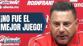 La AUTOCRÍTICA de Antonio Mohamed por el EMPATE entre Toluca y Rayados