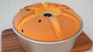 So Fluffy Crown Chiffon Cake - No Shrinking