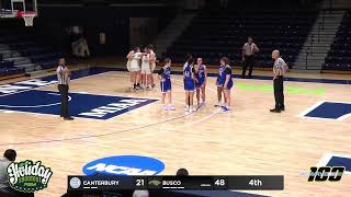 Canterbury vs Churubusco | 2024-25 Girls Basketball | SummitCitySports