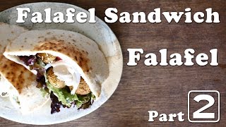 Falafel Sandwich 2/3 \