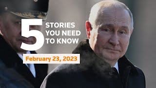 February 23, 2023: Ukraine, Putin’s nuclear arsenal, G20, Tennessee drag shows, Snowstorm, R.Kelly
