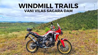 Windmill Trails | Honda Africa Twin | Vani Vilas Sagara Dam